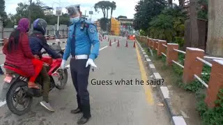 Riding in the empty streets of Kathmandu during Lockdown...