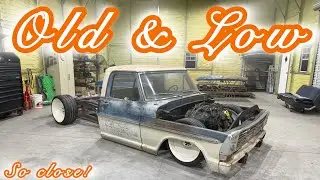 1969 F100 Crazy кастомная рама, сборка койота, часть 15