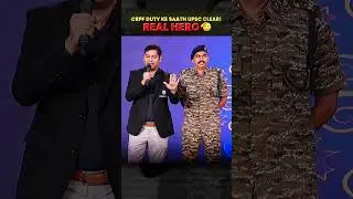 Real Hero! CRPF + UPSC = Impossible Ko Possible 🫡🔥 #shorts #inspirational