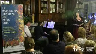 Closing student&acute;s concert Barcelona Festival of Song 2016