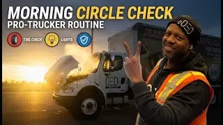 Morning Routine for Truckers 🚚 | Essential Circle Check & Safety Tips Before Hitting the Road