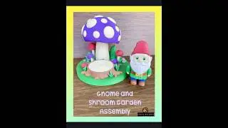 Gnome Garden 3D Print Assembly #3dprinting #crafts #diy #3dmodel #stlfile  #gnomes #3ddesign