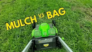 Grass Clippings // Mulch vs Bag - Which Is Best