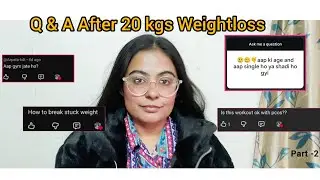 Weight Loss Q&A | PCOS, Diet, Daily Weight Check, Stuck Weight (Honest)💪🏼✅