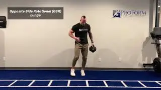 Opposite Side Rotational (OSR) Lunge (Medball)