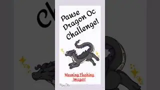 Pause Dragon oc challenge 2! #drawing #challenge #dragon #art