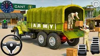 Real Army Truck Driving Cargo Games - Us Offroad Army Truck Driving 3D 2026 - Android Gameplay