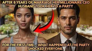 After 8 Years Of Marriage Her Millionaire Ceo Husband Took Her To a Party For The First Time,