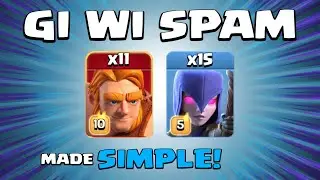 11 x SUPER GIANTS + 15 x WITCHES = MOST OP SPAM ATTACK! TH13 Attack Strategy | Clash of Clans