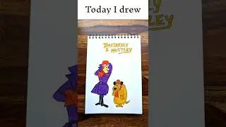 How to Draw Dastardly & Muttley | Day 63 |100 Days of Sketching #100dayschallenge #cartooncharacters
