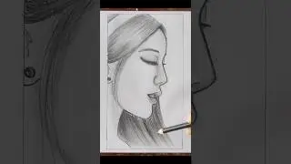 draw a girl #shorts #youtubeshorts #drawing #eamincb #hairstyle