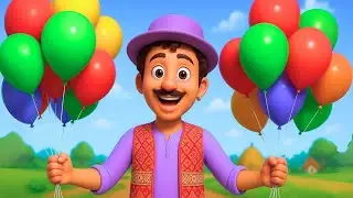 Ghubarey laya hon|गुब्बारे लाए|kidslearning|education|Hindi poem|Urdu poem#poem #educatio