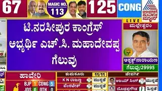 T Narsipur ( ಟಿ ನರಸಿಂಹಪುರ ) Election Result 2023: HC Mahadevappa Wins | Karnataka Election Results