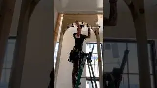 How we build interior arches! #construction #woodframing #framing