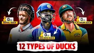 12 types of ducks in cricket 🫣 How many of them do you know? 