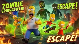 The Simpsons: ZOMBIE OUTBREAK! 🧟&zwj;♂️ Full Movie Hyper Realistic 4K | The Simpsons 3D Animation