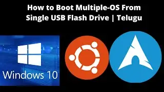 How to Boot Multiple-OS From Single USB Flash Drive | Telugu