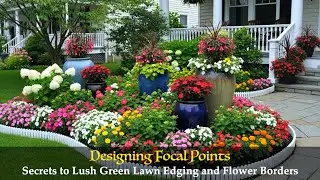 Creating a Curved Flower Bed Border: Transform Your Front Yard with Colorful Container Gardens