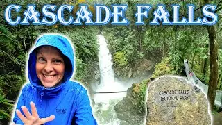 Viewing Cascade Falls After Massive Rain Storm Exploring in Mission BC