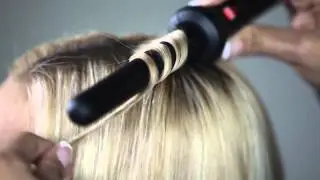 GBC TV - Enzo Milano Clipless Curling Iron Ringlet Curl - Professional