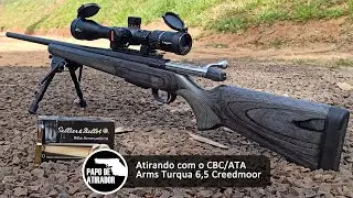 Atirando com o rifle CBC/ATA Arms Turqua 6,5 Creedmoor