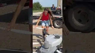 The difference between a regular & agriculture drone is INSANE👩&zwj;🌾DJI Agras T50 🎬 @LauraFarms
