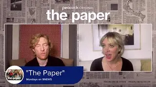 Tory Chats with Domhnall Gleeson and Chelsea Frei from 'The Paper'