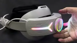 #Metaquest3 8000 mah battery RGB Optical Elite with adjustableHead Strap