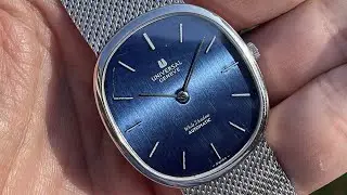 FOR SALE - Universal Gen&egrave;ve White Shadow Ellipse Ultra Slim Reference 866104 - www.chrono-scope.ch