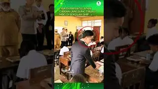 Gibran TINJAU MBG di SMP Papua#gibran #wapres #papuaselatan #mbg #shortvideo
