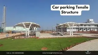 Car Parking Tensile Structures Recently Completed Project | Foresight Roofing LLP