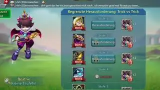 Begrenzte Herausforderung: Trick vs Trick Kleine Teufelin/Beatrix Stage 1 Lords Mobile