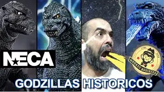 NECA GODZILLAS HISTORICOS  - MEGA UNBOXING / REVIEW EN ESPAÑOL