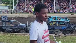 Mega-stock Mid-size Car Class Demo Derby Cannon Valley Fair Cannon Falls, MN 7/3/22