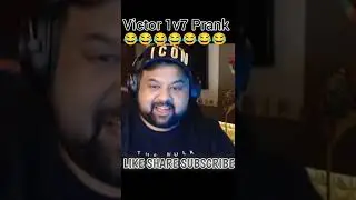 Wait Victor Prank 😂1v7 Clutch#shorts #pubgmobile #prank