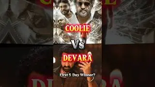 Coolie Vs Devara| 5 Days Collection| #shorts #viral #devara #ntr