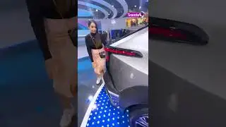 Toyota showcases BZ4X at Auto Expo 2023! #autoexpoontv9 #autoexpo2023 #cars #toyota #shorts