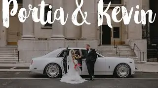 Portia & Kevin's Summer Rooftop Wedding at The Bordone LIC | Clip