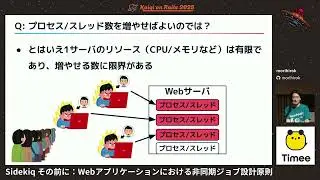 Sidekiq その前に：Webアプリケーションにおける非同期ジョブ設計原則 / morihirok - Kaigi on Rails 2025