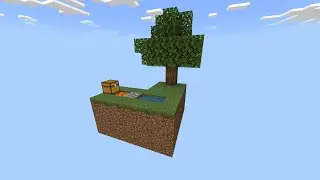 New Custom Skyblock Map with world download