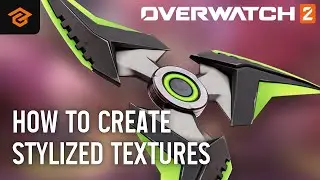 How to create Stylized Textures like Overwatch in Substance Painter | #stylized #tutorial #gameart