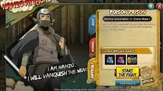 Naruto Online : Strong Approaching - Hanzo Attack - Difficult - Midnight Blade