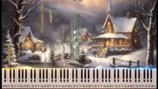 White Christmas, Irving Berlin (Piano midi visualizer)