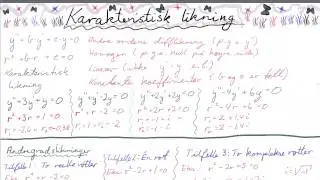 R2-125 Karakteristisk likning