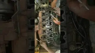 VOLVO EC290CL || Engine head parts removal (Ses)