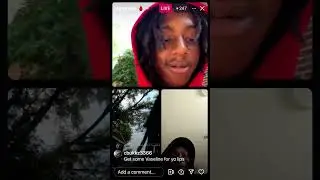 STLOUIS RAPPER MO P on IG Live Playing His Block *ShootOut happens* #stl #rapper #savage