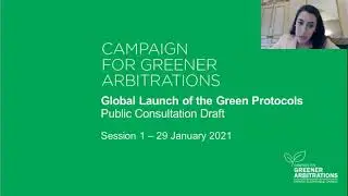 Introduction to the Green Protocols Public Consultation Draft | Session 1 | 29 January 2021