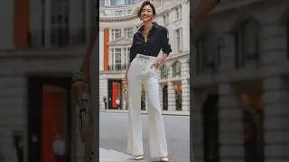 Luxury Street Elegance | Timeless Black & White Fashion Lookbook ✨👠