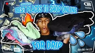 Top 5 BEST Underrated Places To Shop Online For Clothes *Drip* 💦 | Streetwear, Denim, & Vintage🔥