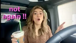 drive with me! trying holiday drinks
